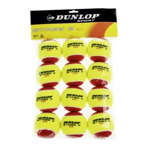 Мячи теннисные Dunlop Stage 3 red (12)